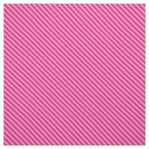 Diagonale pinstreifen - fuchsienrosa und weiß stoff