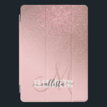 Diagonale Rose Gold Blush Pink Ombre Gradient iPad Pro Cover<br><div class="desc">Dieses elegante und mädchenhafte Design ist perfekt für die elegante und stilvolle Frau. Es verfügt über ein Imitat gedruckt funkelnd Rose Gold Glitzer Diagonal Farbton Ober auf einem rot rosa Hintergrund. Es ist ein einzigartiger Einblick in den Trend des Glitzer, der derzeit sehr beliebt ist. Es ist ein hübsches, glamouröses,...</div>