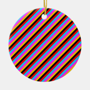 Diagonale Streifen 04 Keramikornament