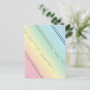Diagonale Streifen Hintergrund 10 Feiertagspostkarte