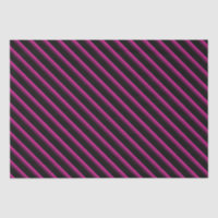 Diagonale Streifen in Schwarz und Heiß rosa
