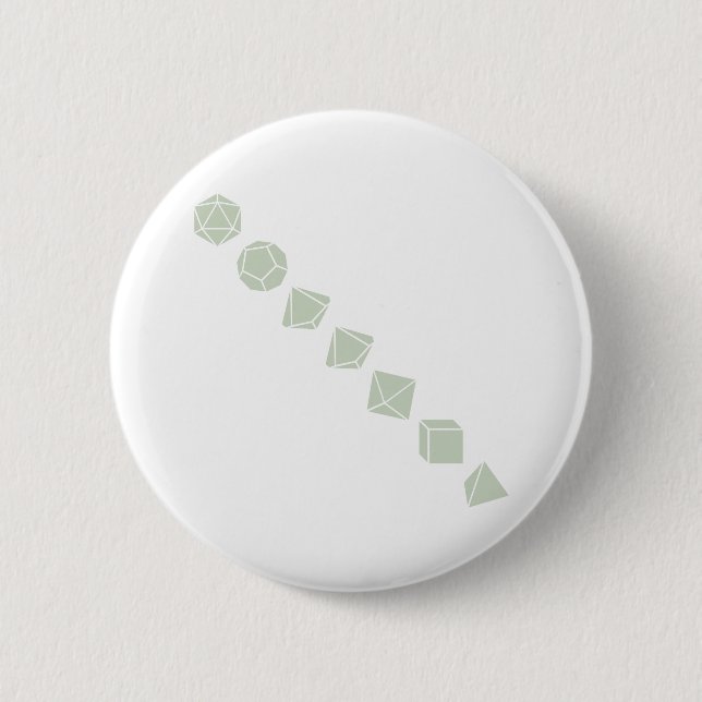 Diagonale Würfel (Licht) Button (Vorderseite)
