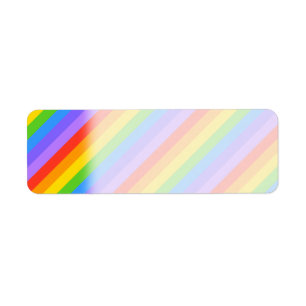 Diagonaler Regenbogen Stripes Muster