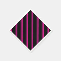 Diagonaler Streifen in Schwarz und Heiß rosa