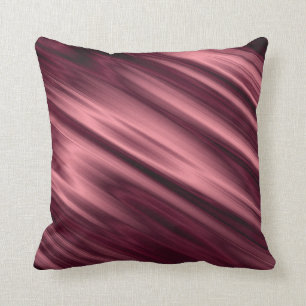diagonales goldenes Metallic-Satin-Gewebe Kissen