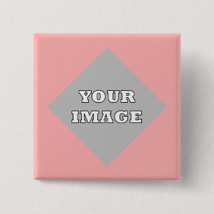 Diagonales quadratisches Foto-Rahmen-Design Button