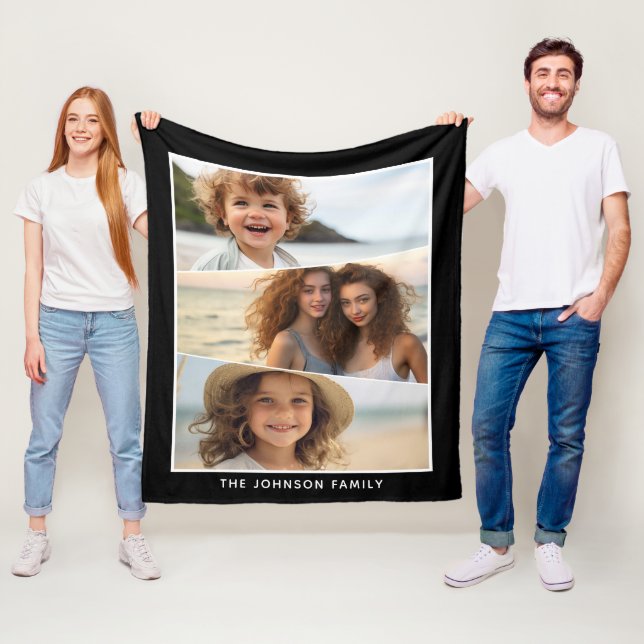 Diagonallinien für Funky-Fotomaterial-Collage Fleecedecke (Beispiel)