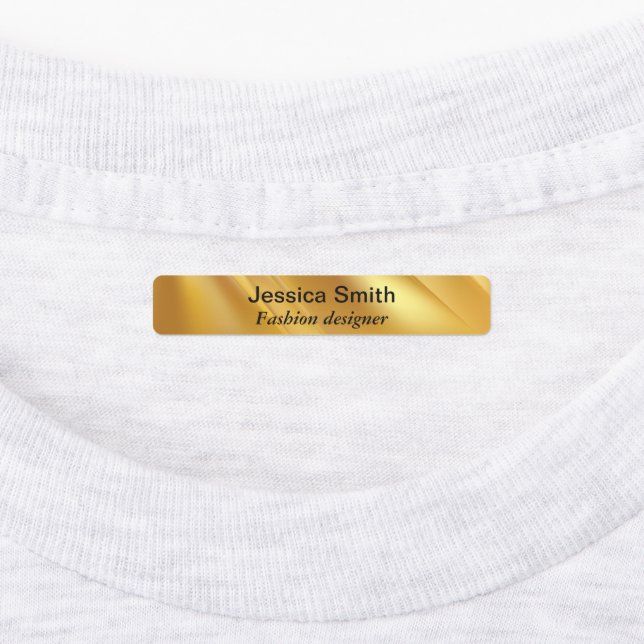 Diagonallinien mit Goldgradienten Etiketten (Befestigt)