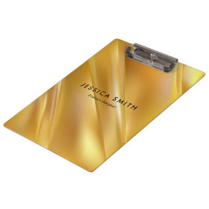 Diagonallinien mit Goldgradienten Klemmbrett