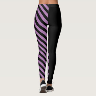 Diagonals/Schwarz Leggings