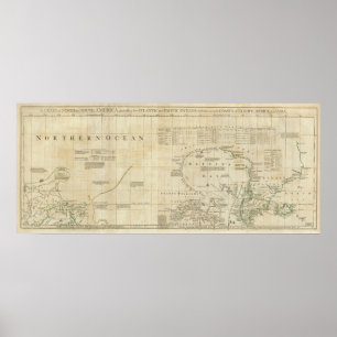 Diagramm, das Teil des eisigen Meeres enthält Poster