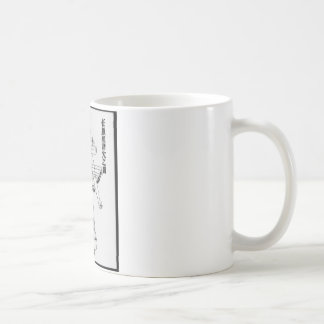 Diagramm der chinesischen Medizin Kaffeetasse