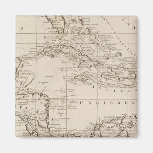 Diagramm der Westindischen Inseln Magnet