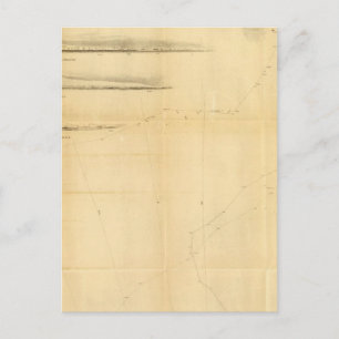 Diagramm des antarktischen Kontinents Postkarte