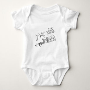 Diagramm des Motor-454ci Baby Strampler