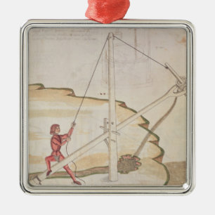 Diagramm einer Methode der Lieferung des Wassers Ornament Aus Metall