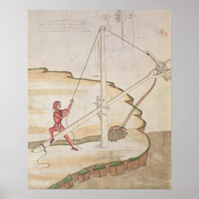 Diagramm einer Methode zur Wasserversorgung Poster (Vorne)