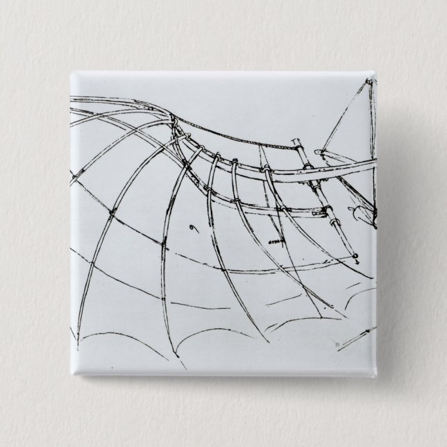 Diagramm eines mechanischen Flügels Button (Vorderseite)