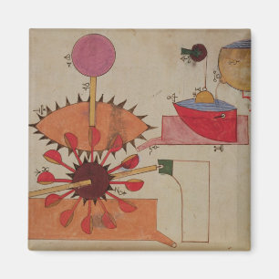 Diagramm eines Systems für pumpendes Wasser in a Magnet