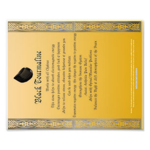 Diagramm für die Eigenschaften des Schwarzen Touri Fotodruck