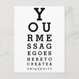 Diagramm für Ihren Kommunikationsautor Postkarte