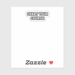 Diagramm Ihre Kurs Selbstrichtung Zielstrebigkeit  Aufkleber