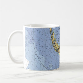 DIAGRAMM-Kaffee-Tasse Sanibel Insel-, Florida See Tasse