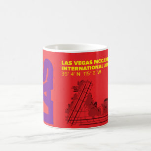 Diagramm-Tasse Las- Vegasflughafen-(LAS) Tasse
