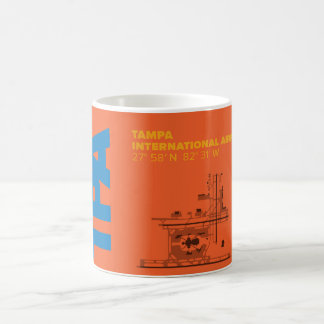 Diagramm-Tasse Tampa-Flughafen-(TPA) Kaffeetasse