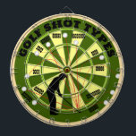 Diagramm zu Golfschotttypen Dartscheibe<br><div class="desc">Ein lustiges,  golfthematisches Dartboard! Es gibt eine Reihe von Golfschotttypen,  die für den Golffanatiker der Familie benannt sind. Gut wie ein Kunstwerk oder ein traditionelles Brett. Viel Spaß!</div>