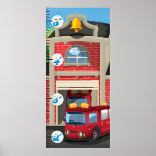 Diagramm zum Wachstum von Feuerwachen Poster