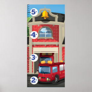 Diagramm zum Wachstum von Feuerwachen Poster