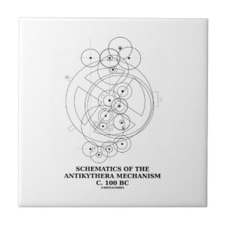 Diagramme des Antikythera Mechanismus (Diagramm) Fliese
