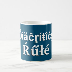 Diakritienregel Kaffeetasse