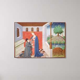 Dialog zwischen Boethius und Philosophie Leinwanddruck