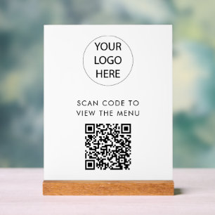 Dialogfeld "Scan" des benutzerdefinierten QR-Codes Acrylschild