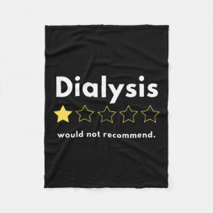 Dialyse Eine von fünf Sternen würde nicht empfohle Fleecedecke