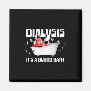 Dialyse Es ist ein Blutbad ein sonniger Dialysepat Magnet