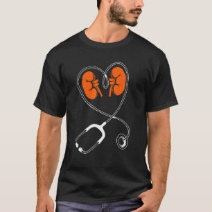 Dialyse Herz Liebe Nephrologie Krankenschwester Di T-Shirt