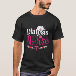 Dialyse-Krankenschwester Niere Herzschlag Nephrolo T-Shirt
