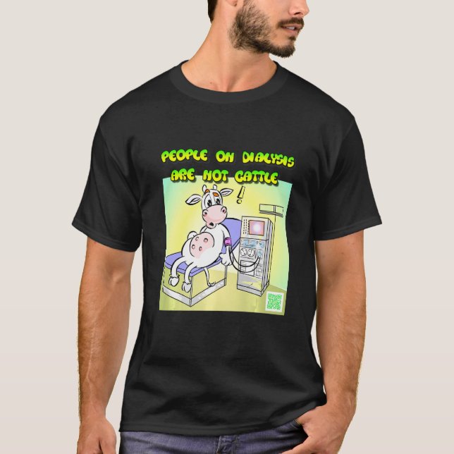 Dialyse-Kuh-Bekleidung T-Shirt (Vorderseite)