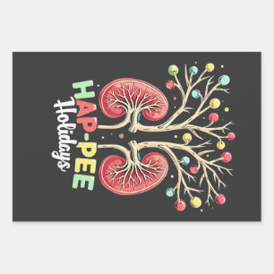 Dialyse Niereninsuffizienz Xmas Geschenkpapier Set