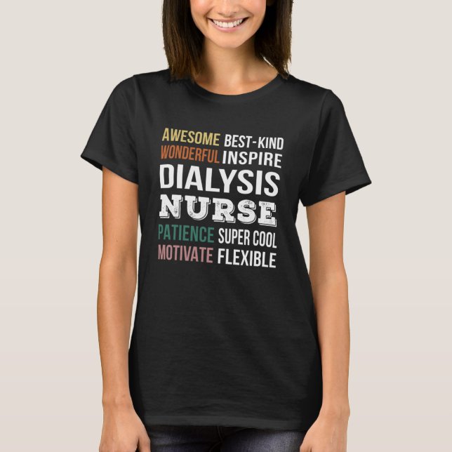 Dialyse Nurse-Aufwertung T-Shirt (Vorderseite)