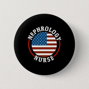 Dialyse Nurse Medikale Nierenerkrankung USA Button