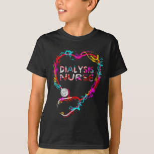 Dialyse Nurse Nephrologie Nierenerkrankung Kranken T-Shirt