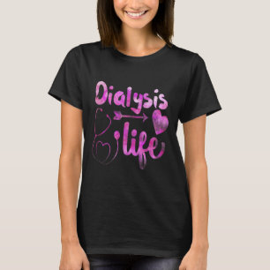 Dialyse Nurse Nephrologie Nierenerkrankung Niereni T-Shirt
