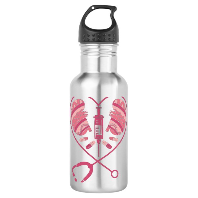 Dialyse Nurse Technician Dialyse Nephrologie Tech Edelstahlflasche (Vorderseite)