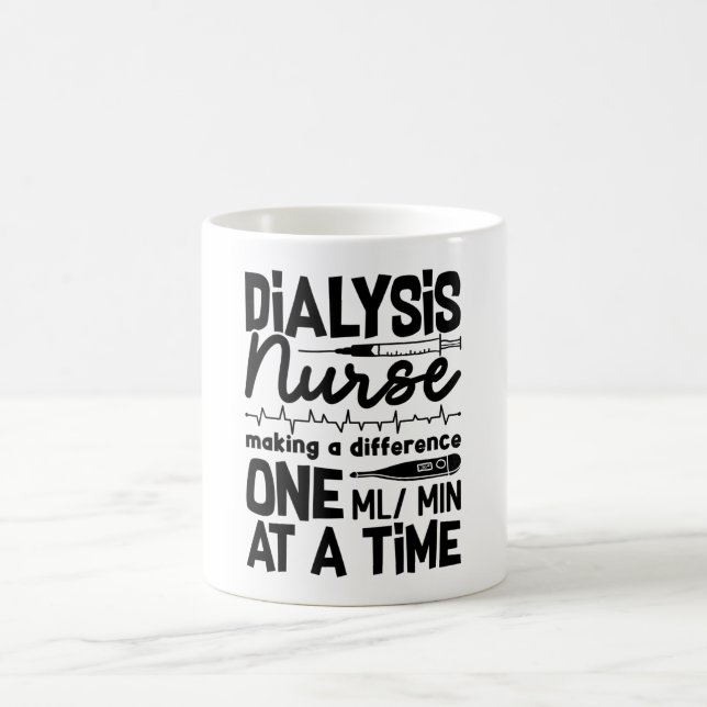Dialyse Nurse Techniker Dialyse Tech Nephrologie Kaffeetasse (Mittel)