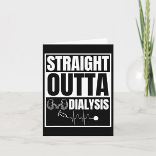 Dialyse Patientenpersonal Krankenpflege Nierenerkr Karte