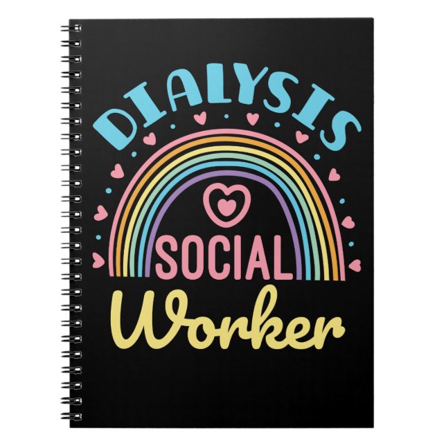 Dialyse Social Worker Renal LCSW Notizblock (Vorderseite)